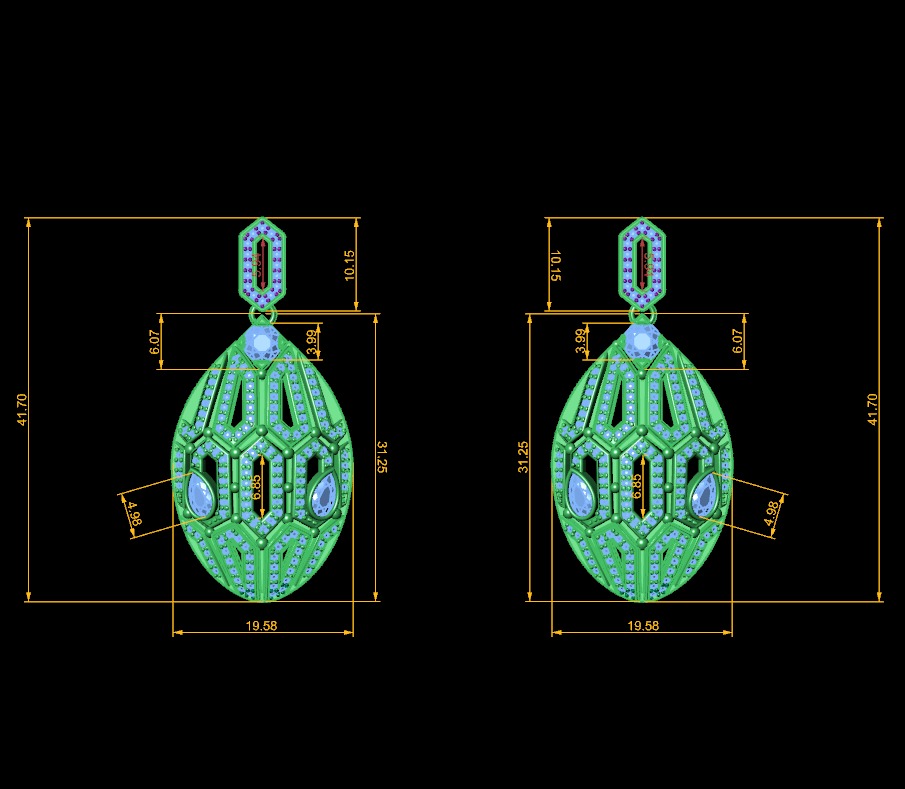 half set snake 3D print model_12