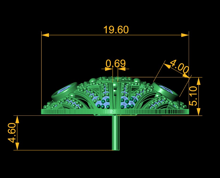 half set snake 3D print model_14