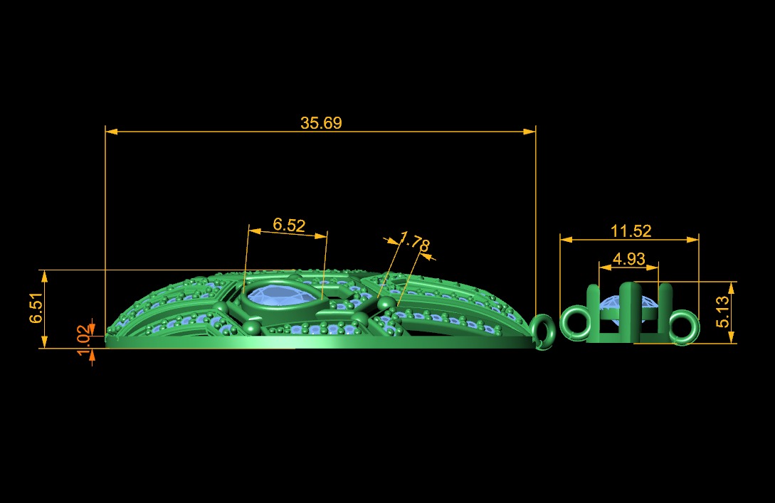 half set snake 3D print model_10