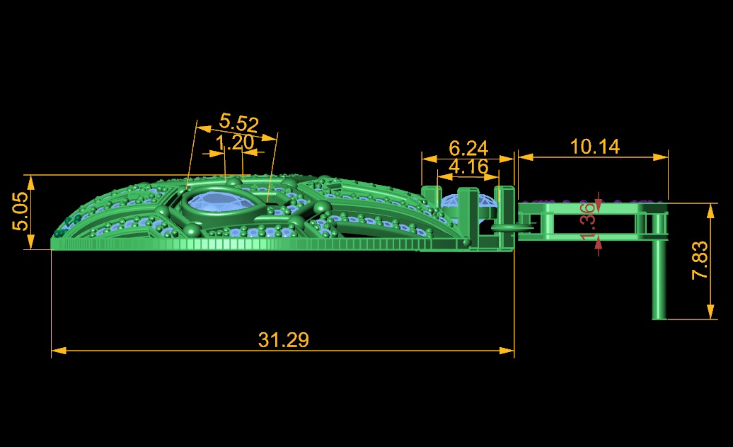 half set snake 3D print model_13