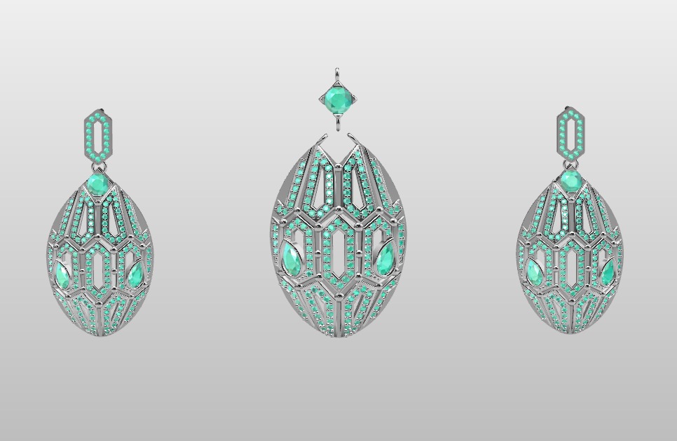 half set snake 3D print model_8