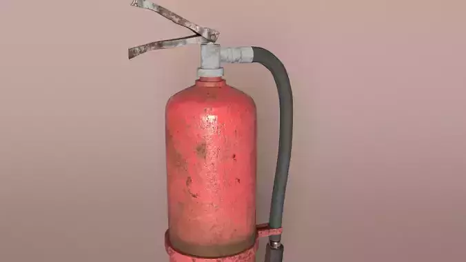 Fire Extinguisher Gameready  Low-poly 3D model