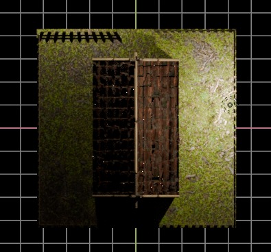 3d log cabin Low-poly 3D model_14