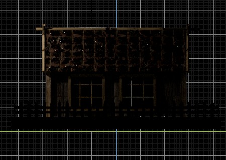 3d log cabin Low-poly 3D model_15