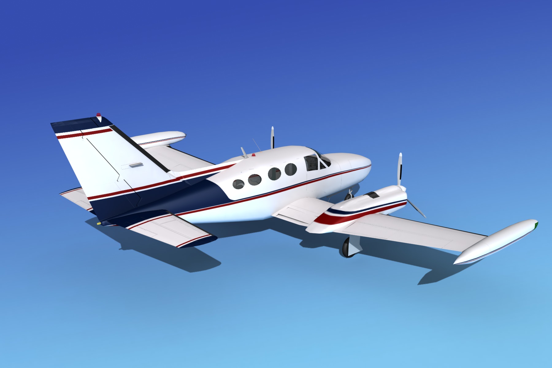 Cessna 421 Golden Eagle V06 3D model_6