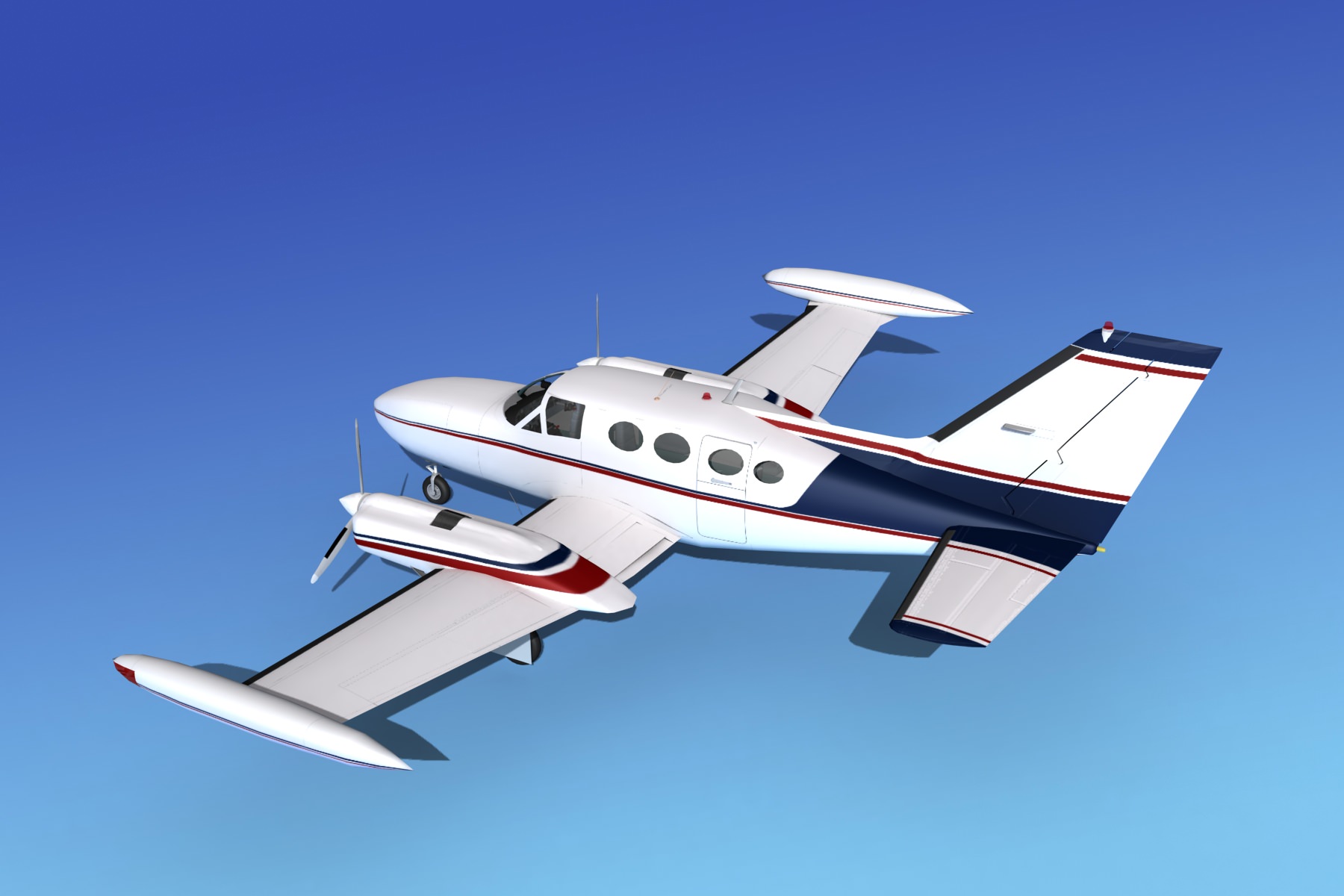 Cessna 421 Golden Eagle V06 3D model_8
