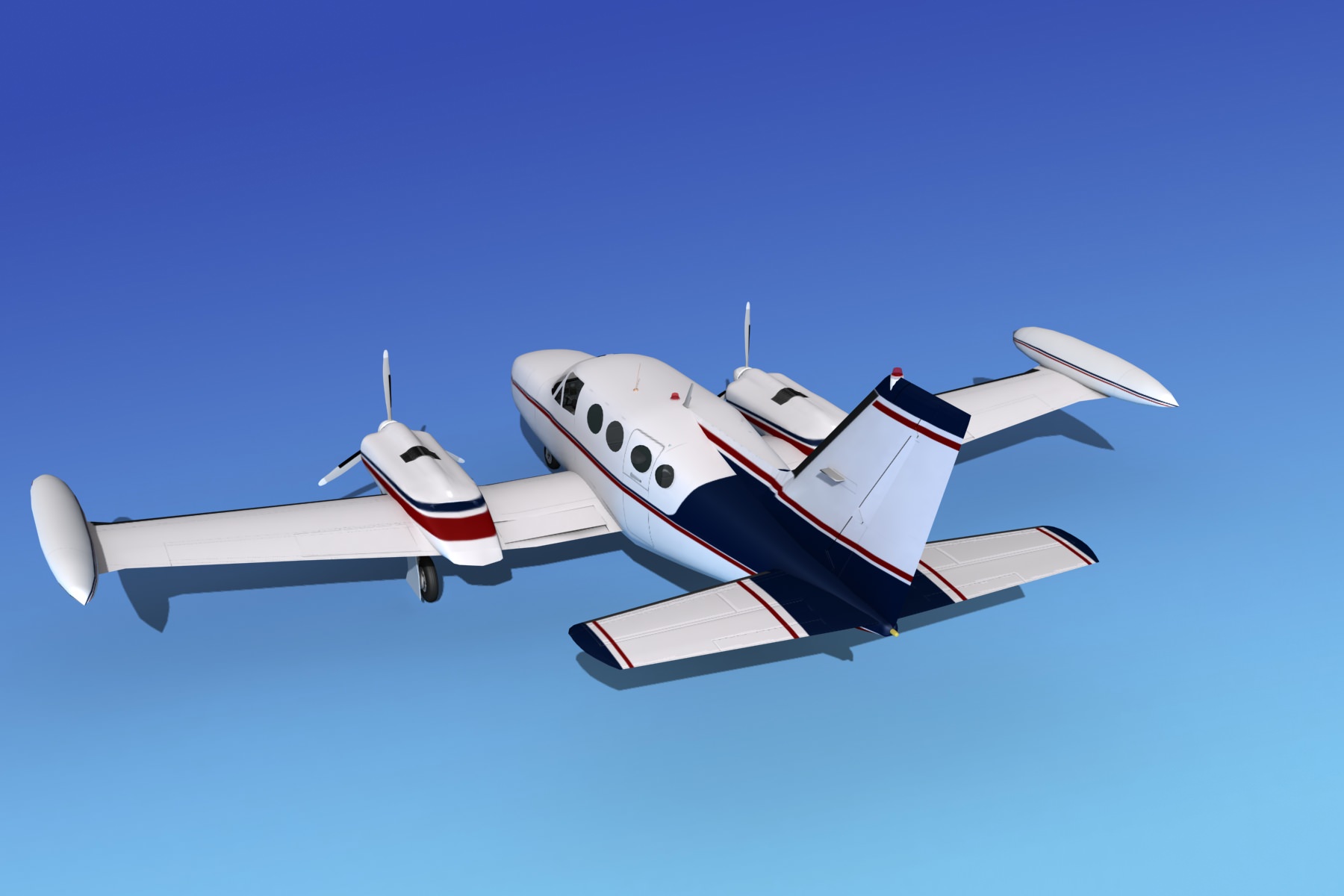 Cessna 421 Golden Eagle V06 3D model_7