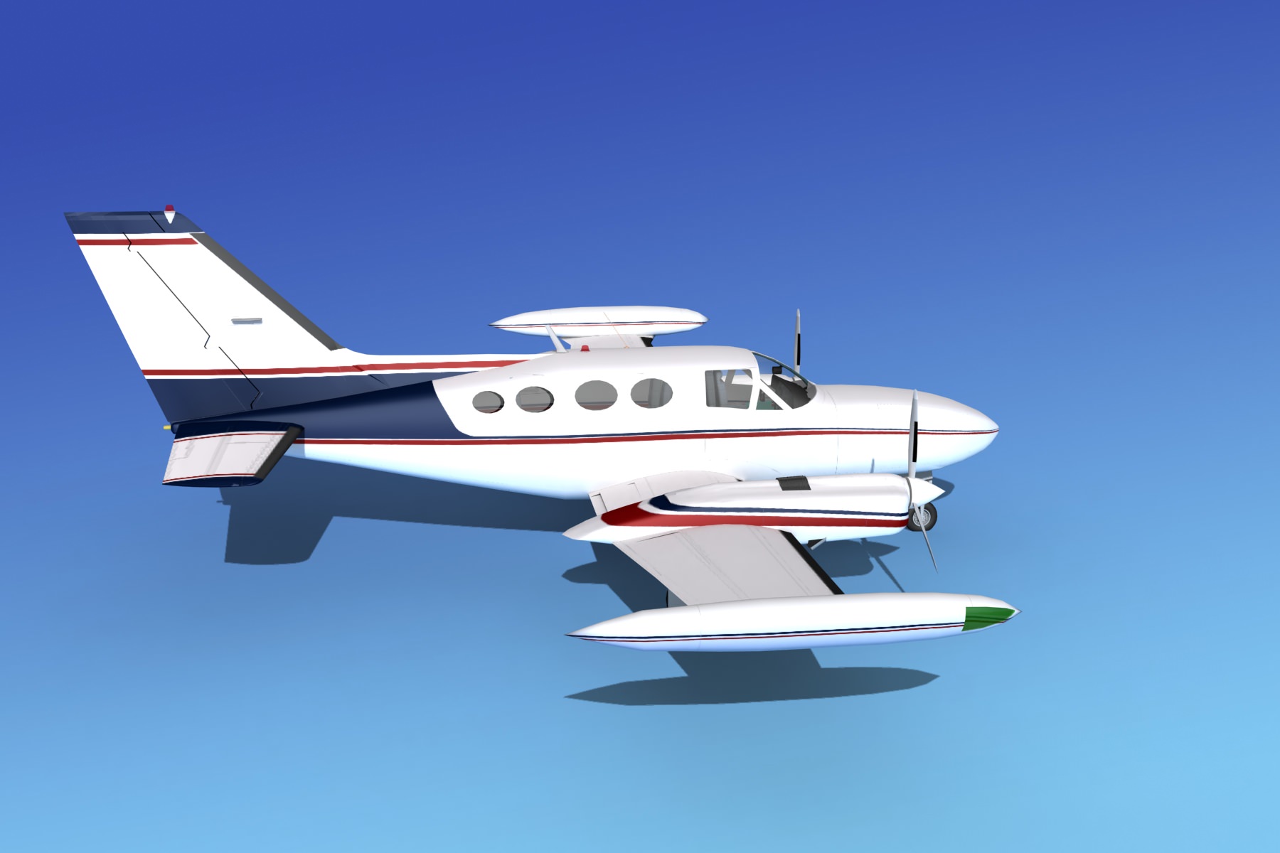Cessna 421 Golden Eagle V06 3D model_4