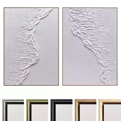 Plaster Two Photo Frame 532