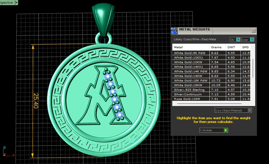 Alphabet A Pendant 3d Printable Model 3D print model_2
