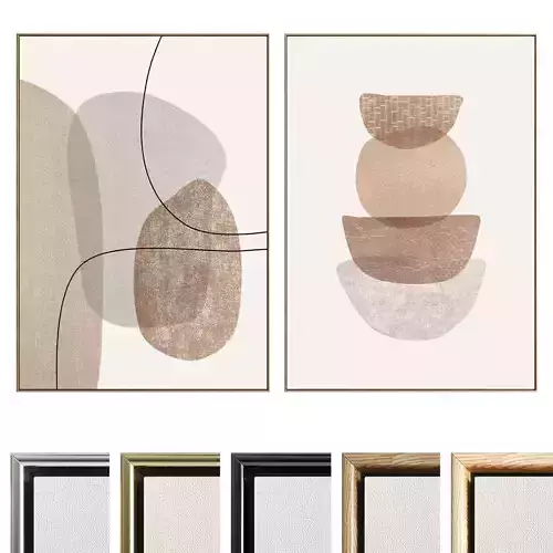 Plaster Two Photo Frame 533