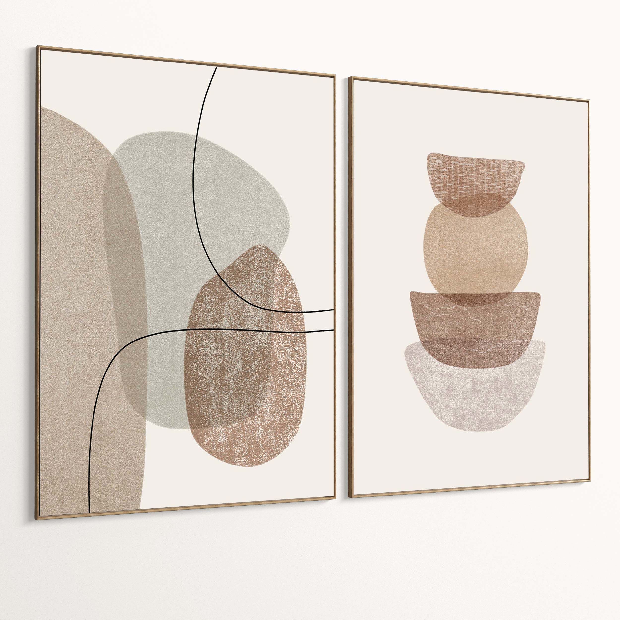 Plaster Two Photo Frame 533 Low-poly 3D model_1