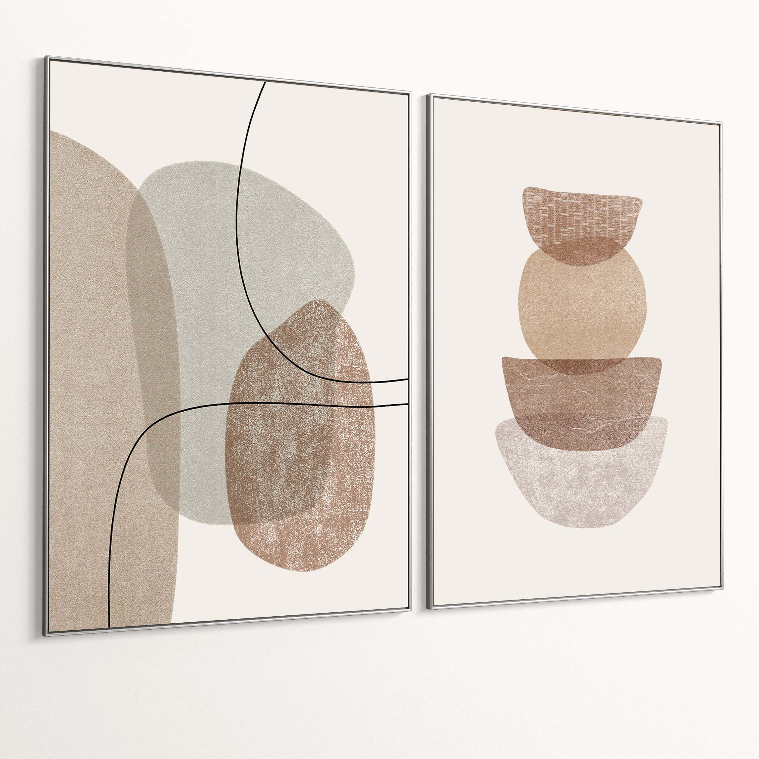 Plaster Two Photo Frame 533 Low-poly 3D model_5