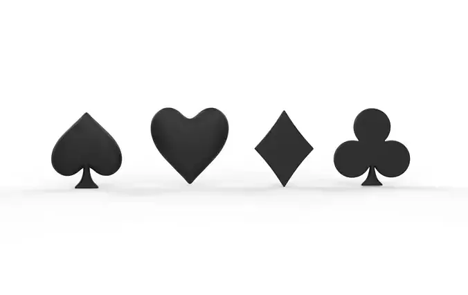 Playing Cards 3D model