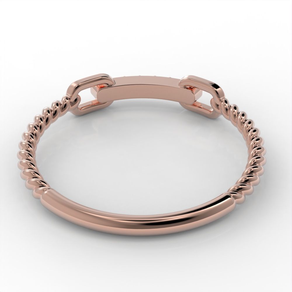 Braided ring 3D print model_21