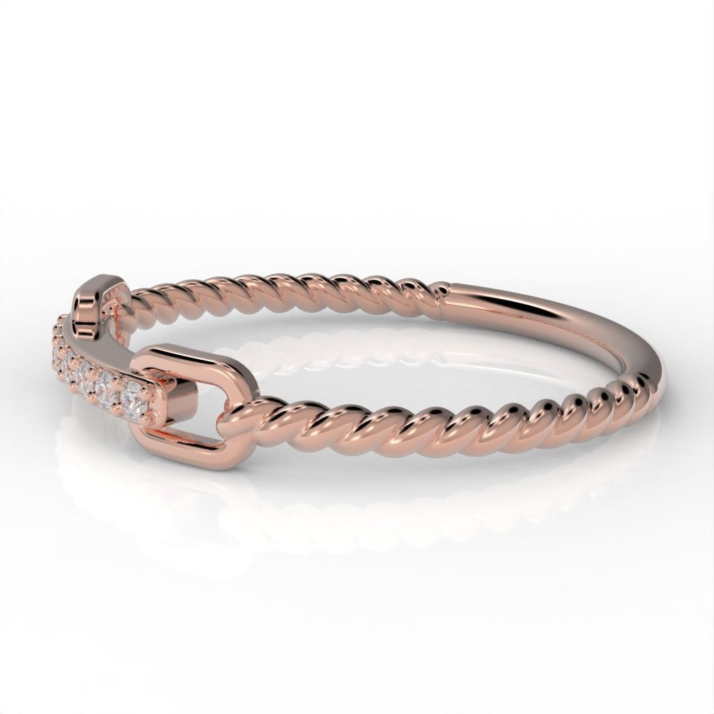 Braided ring 3D print model_22