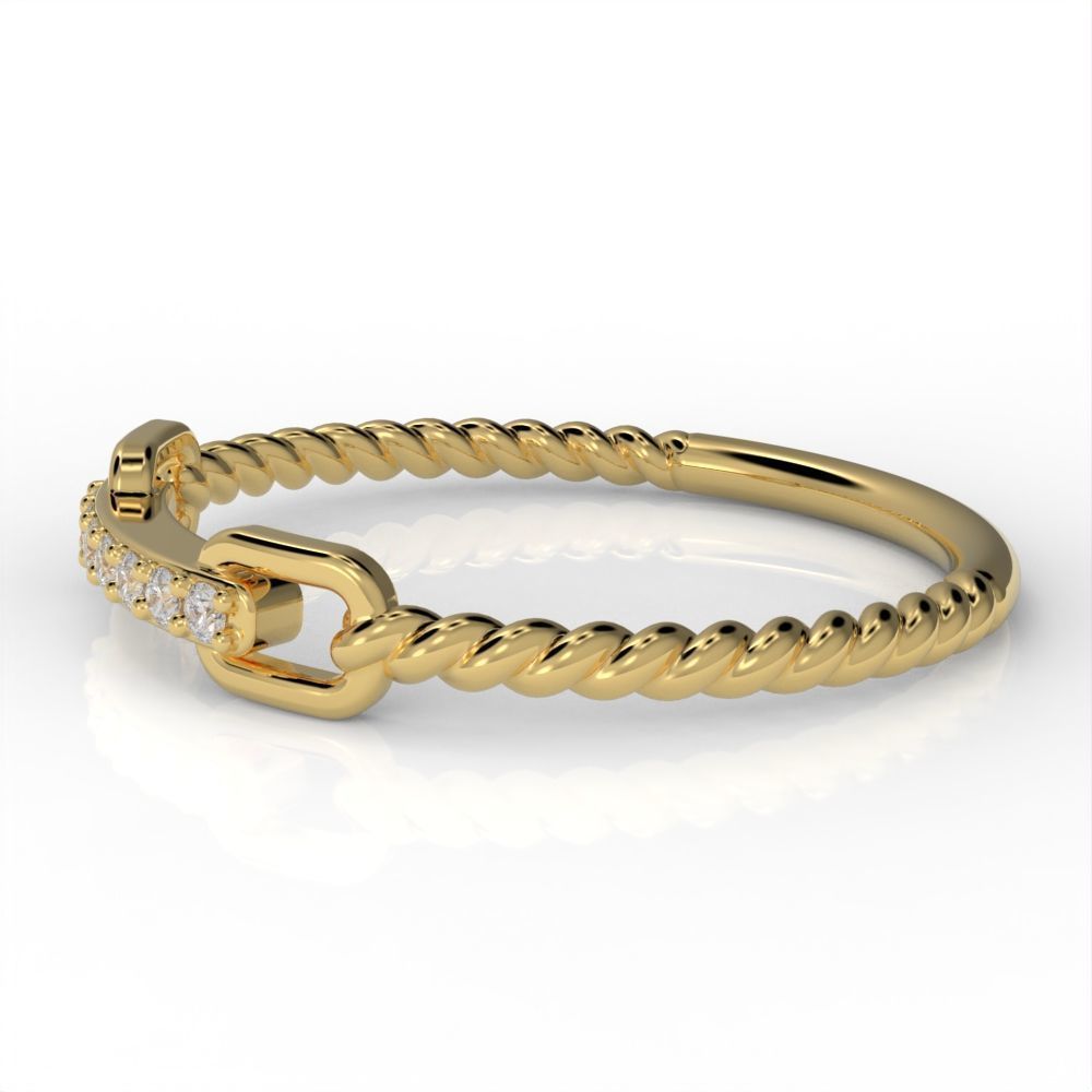 Braided ring 3D print model_34