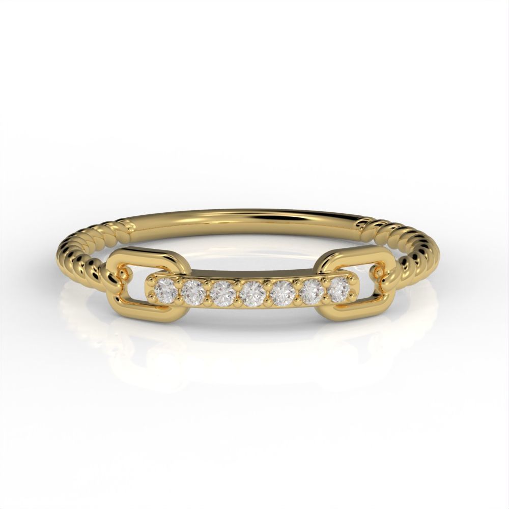 Braided ring 3D print model_30