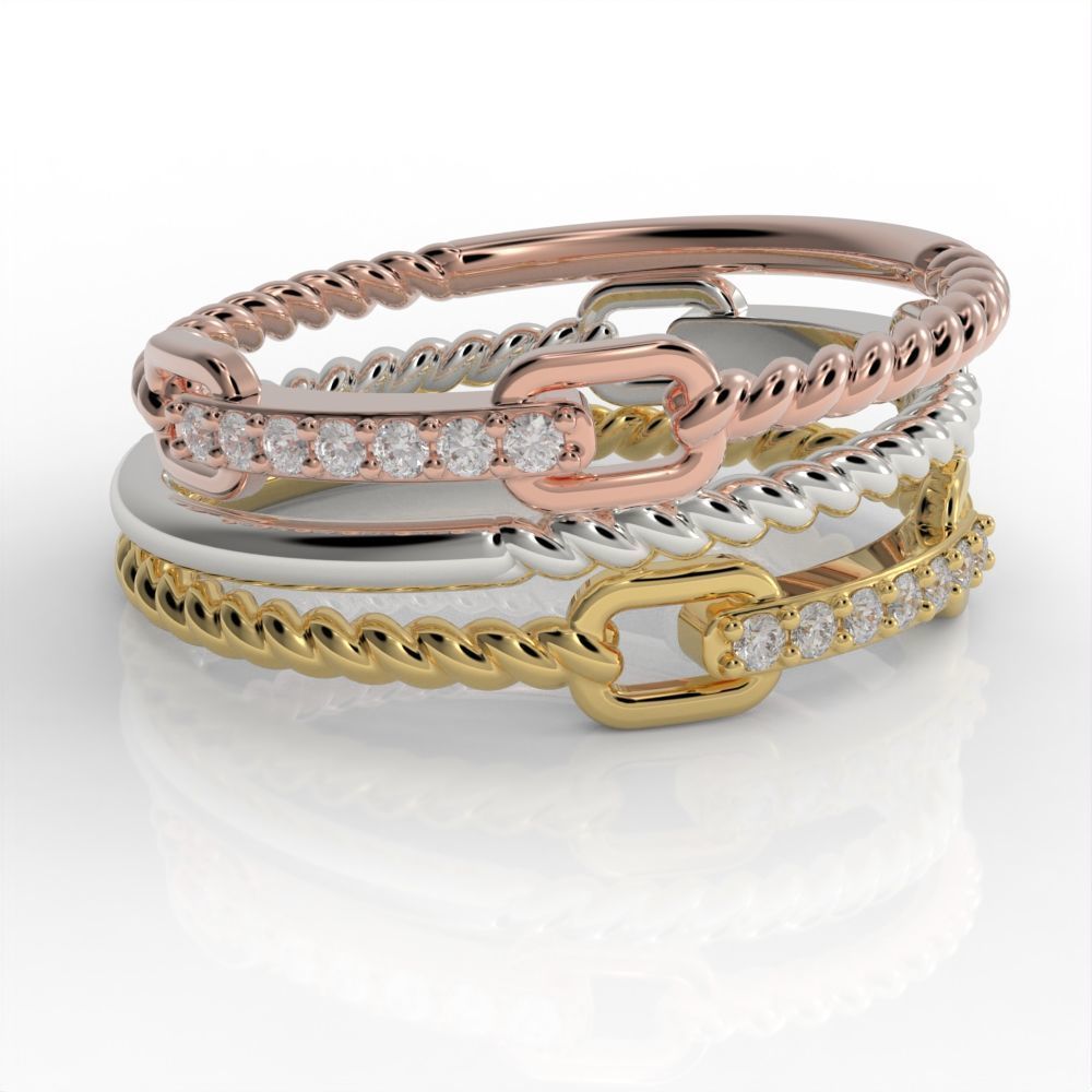 Braided ring 3D print model_37