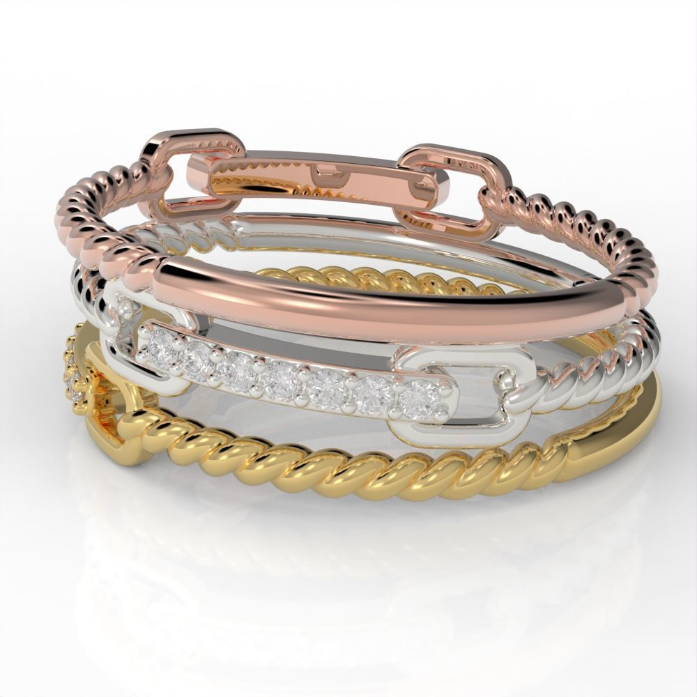 Braided ring 3D print model_36