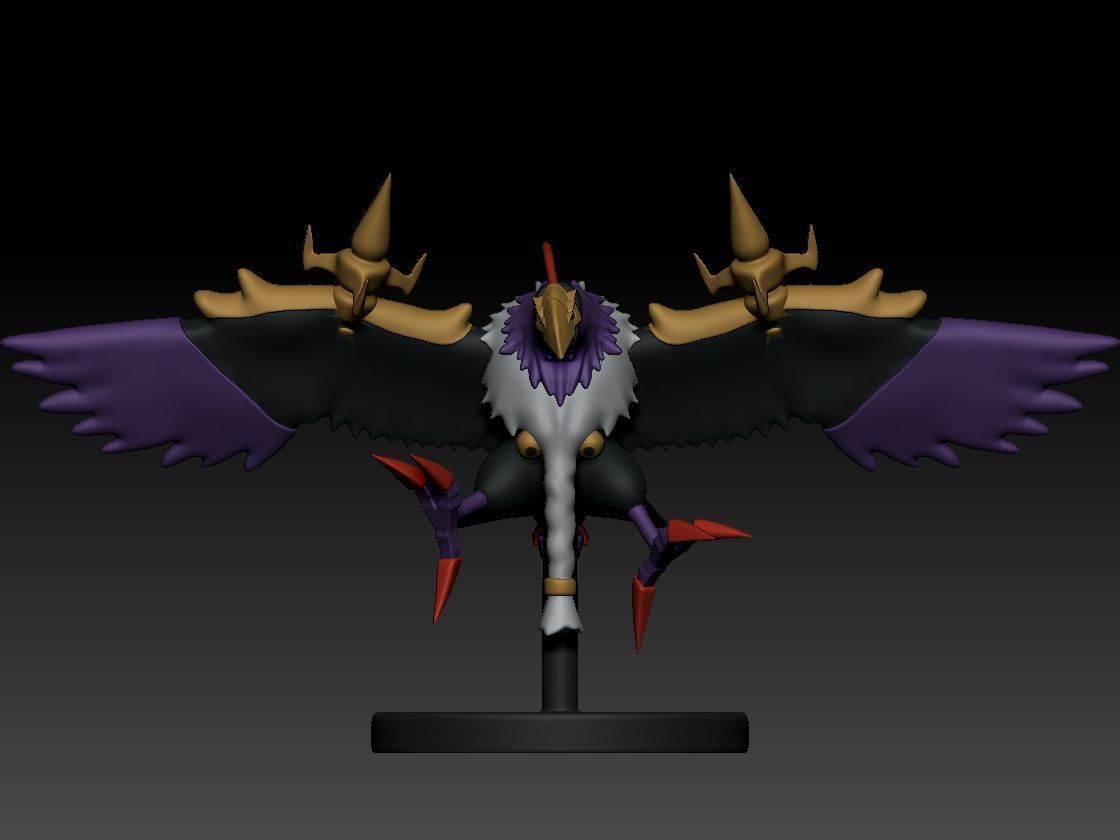 Crowmon 3D print model_1