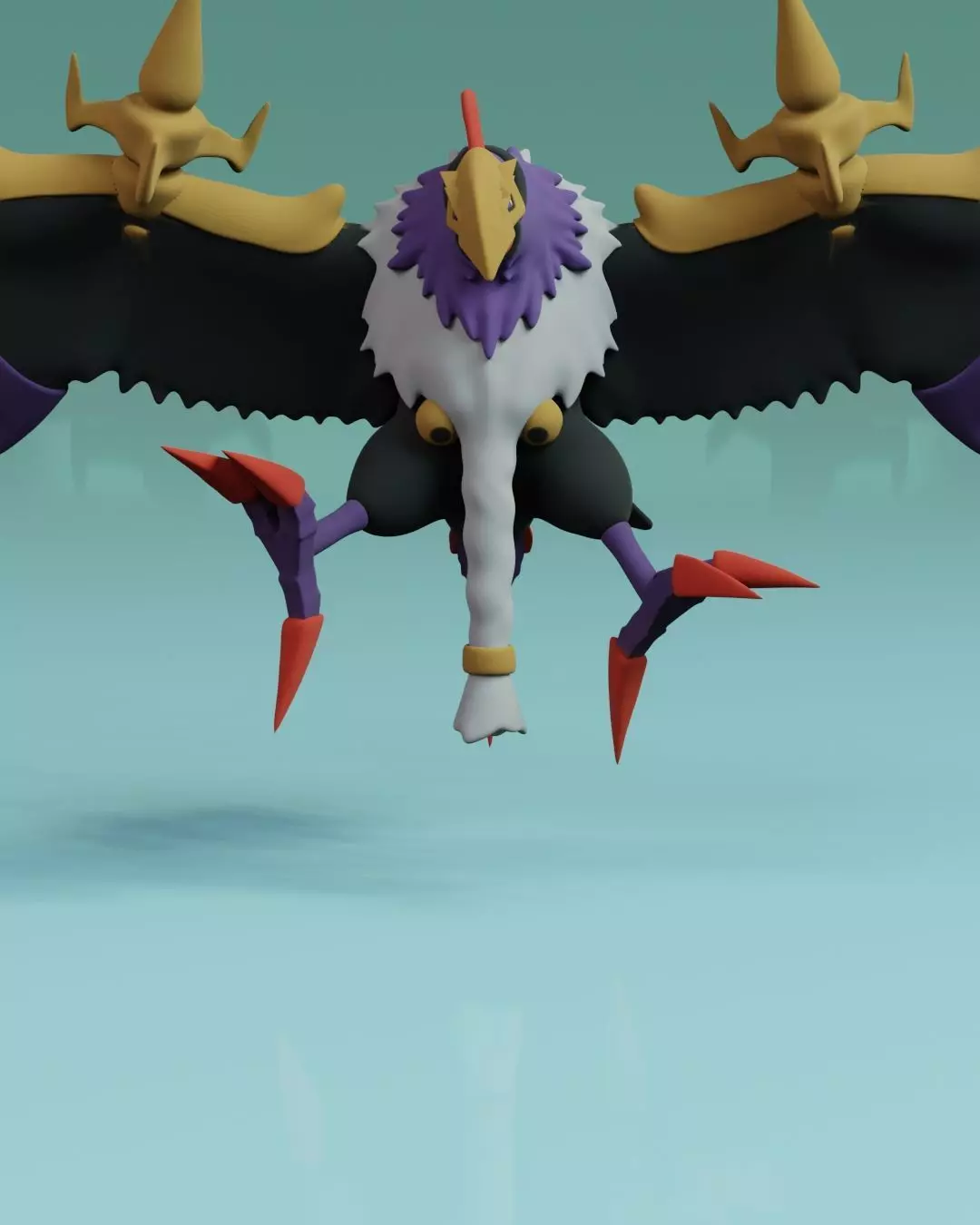 Crowmon 3D print model_0