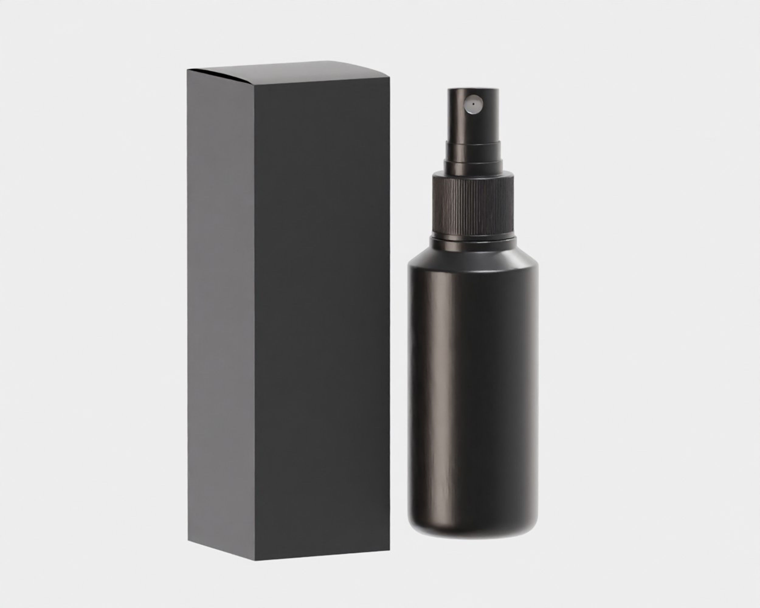 Spray bottle and box Low-poly 3D model_4