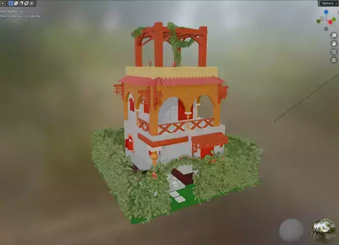 House model a mediaval house