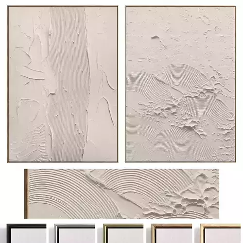 Plaster Two Photo Frame 536