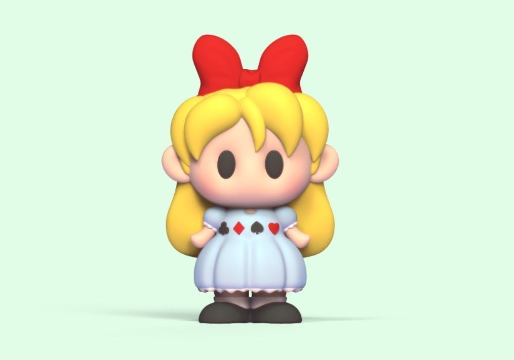 Little Alice 3D print model_1