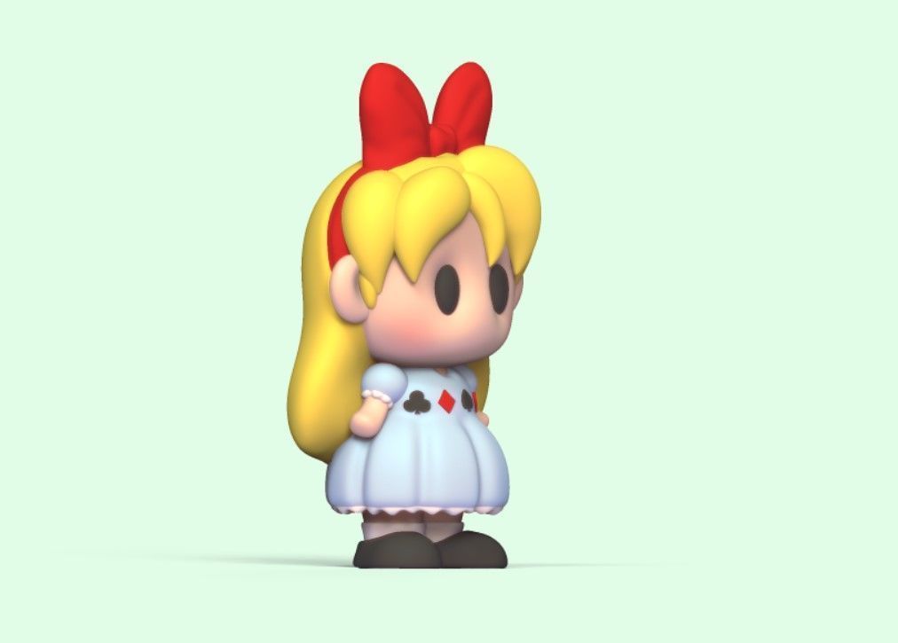 Little Alice 3D print model_2
