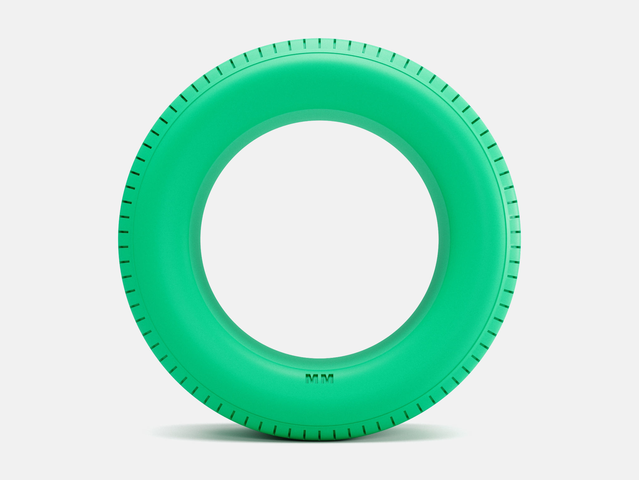 15x8 Goodyear Blue Streak 600 Tire 3D print model_2