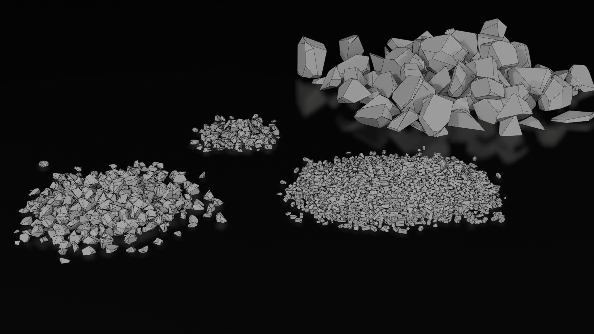 Low Poly Ruined Building - Game Ready - PBR Low-poly 3D model_23