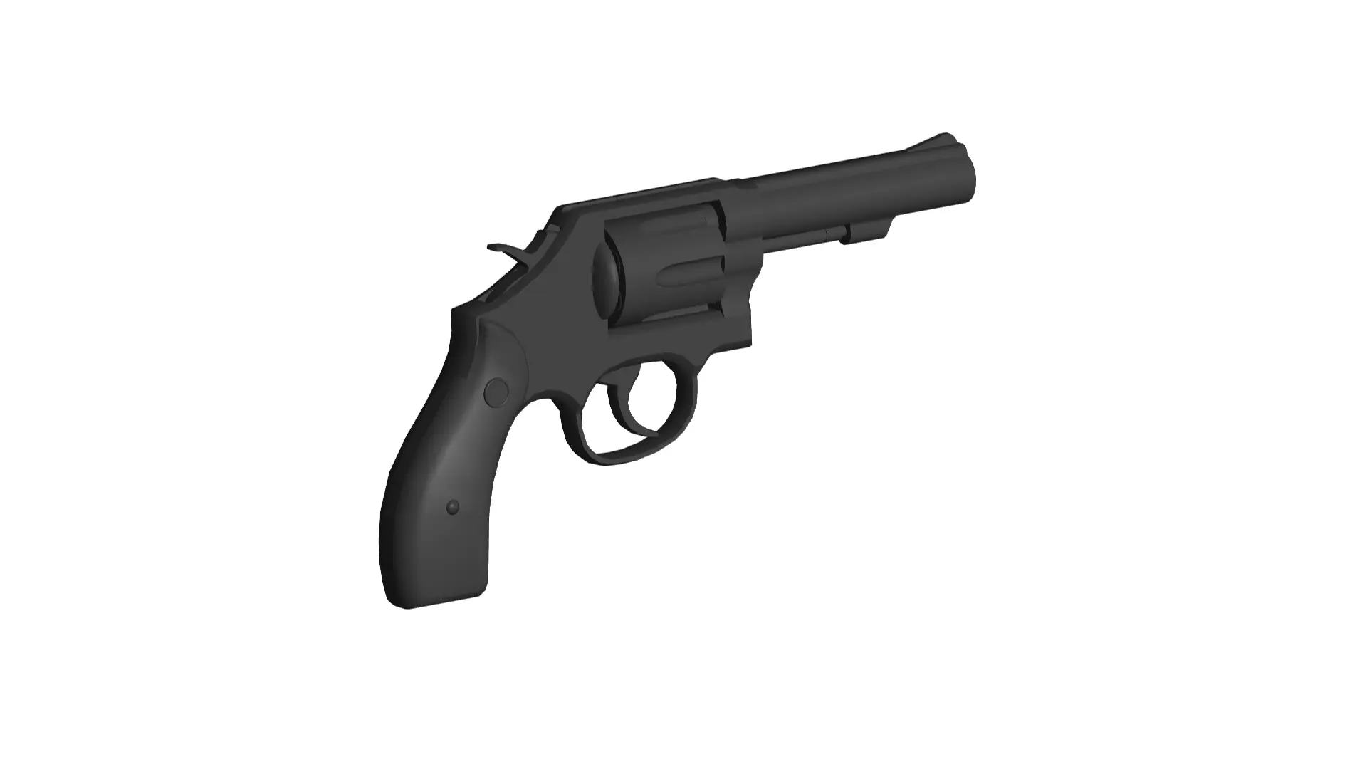 Smith Wesson Model 10 3D model_0