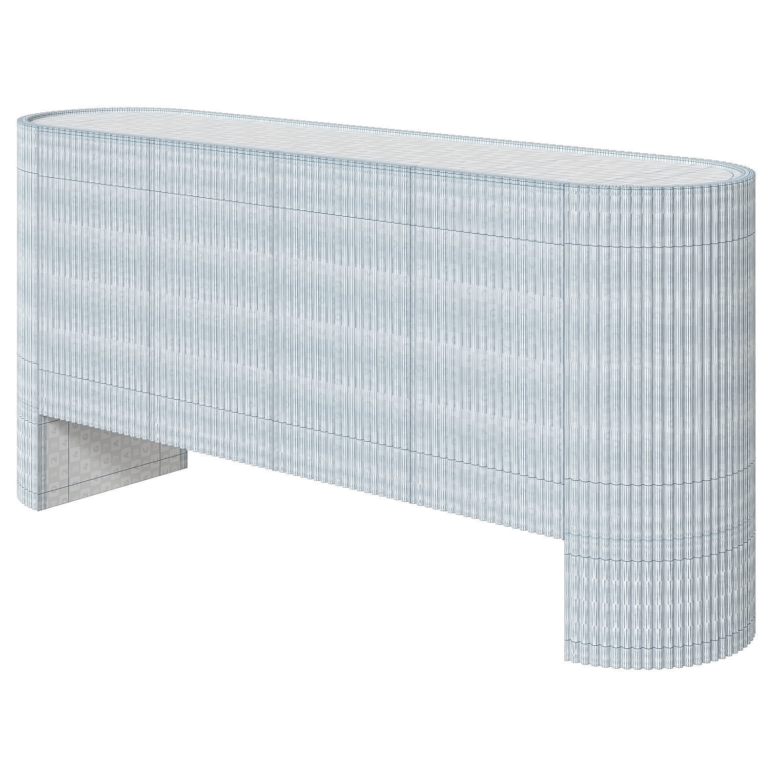 Flore sideboard by Arhaus 3D model_5