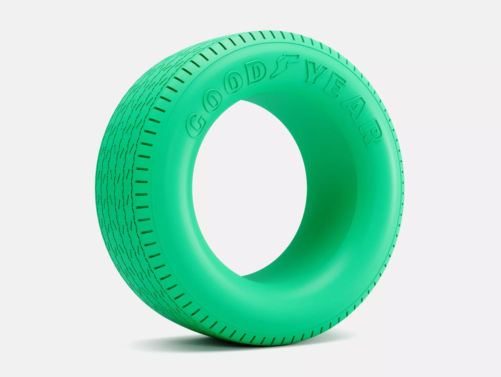 15x8 Goodyear Blue Streak 700 Tire 3D print model_0