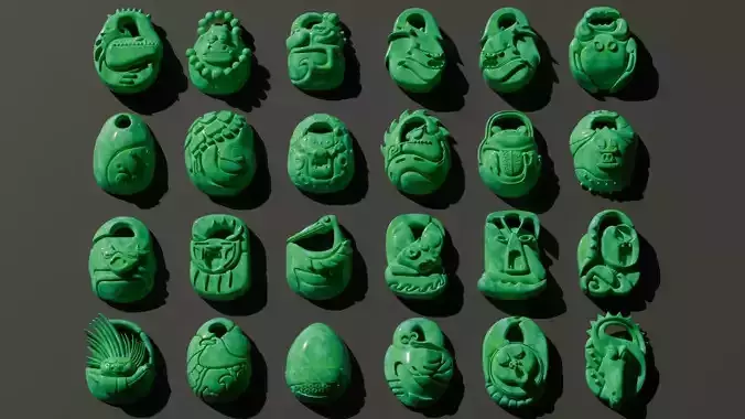 kungfu panda pendants