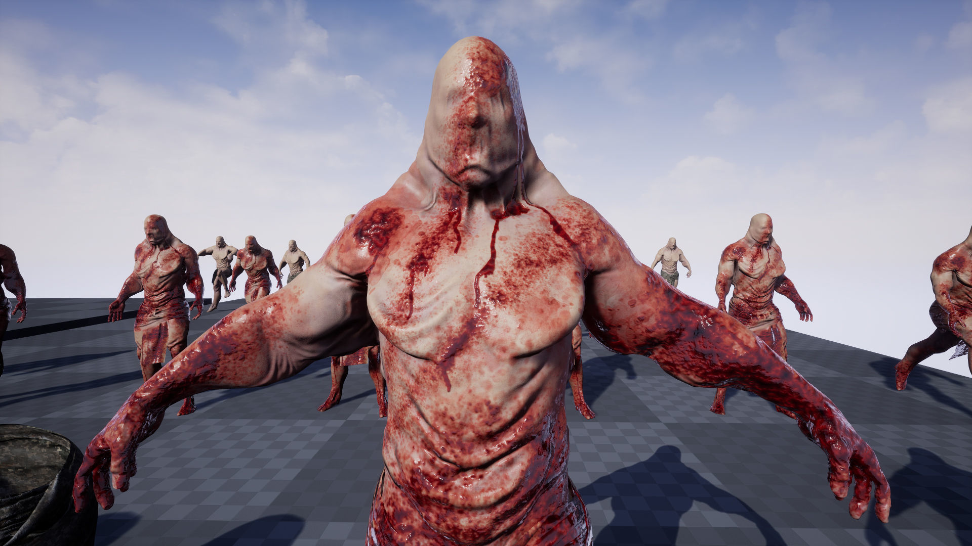 Skin Wrapped Monster 2 Low-poly 3D model_20