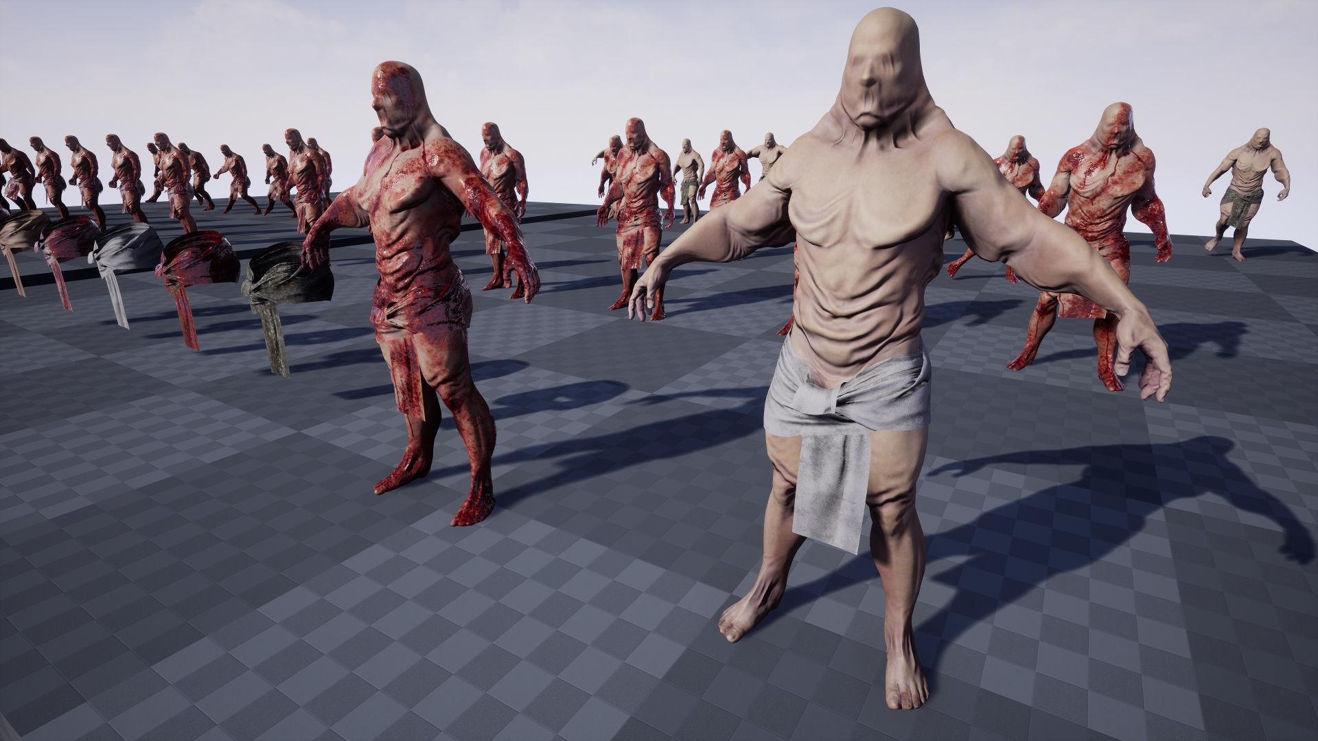 Skin Wrapped Monster 2 Low-poly 3D model_18