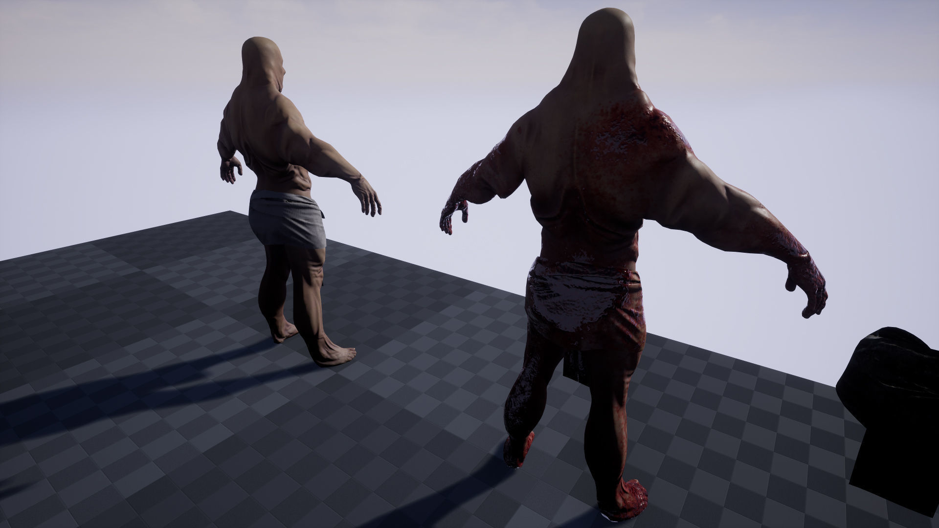 Skin Wrapped Monster 2 Low-poly 3D model_17