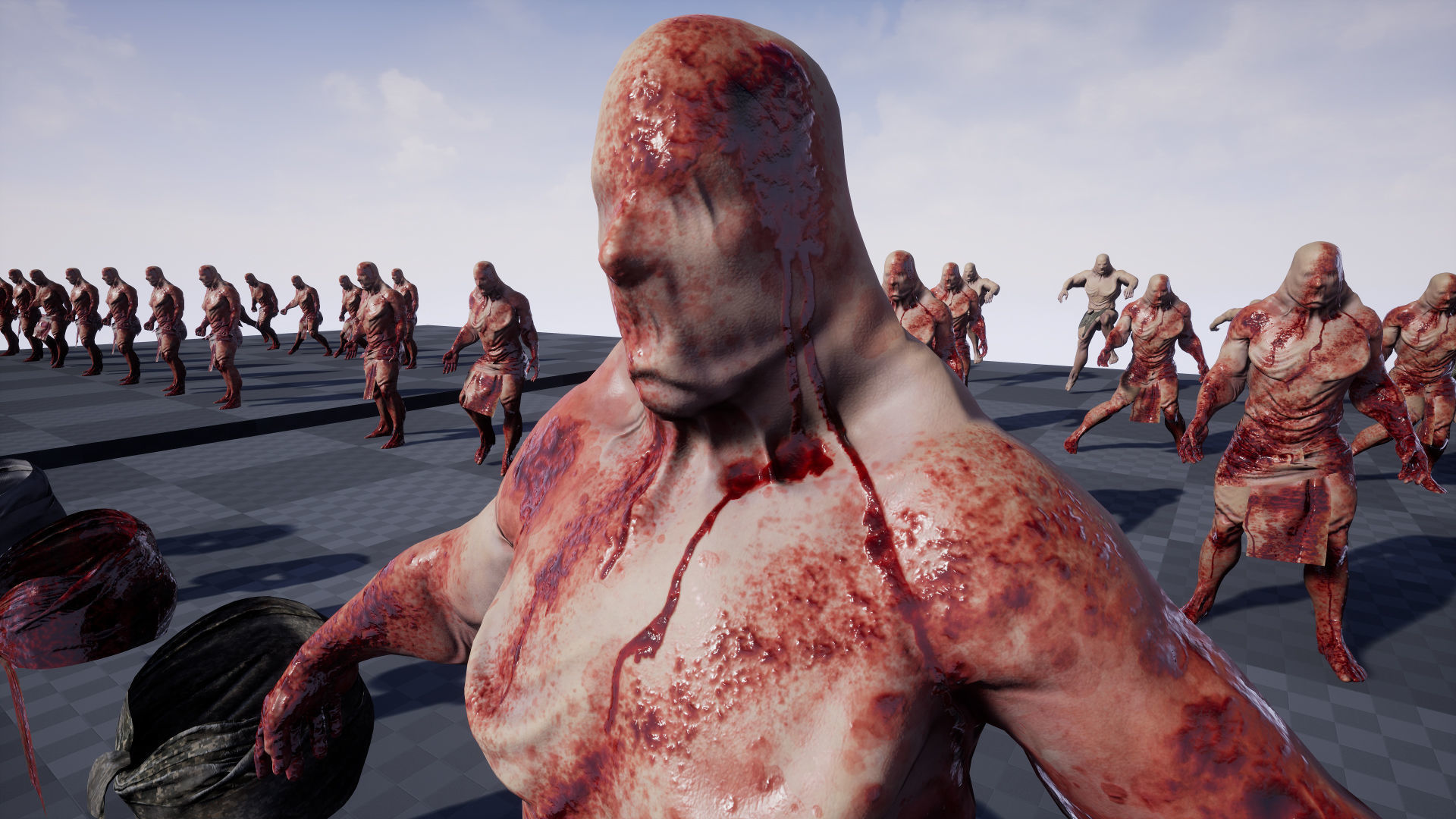 Skin Wrapped Monster 2 Low-poly 3D model_11