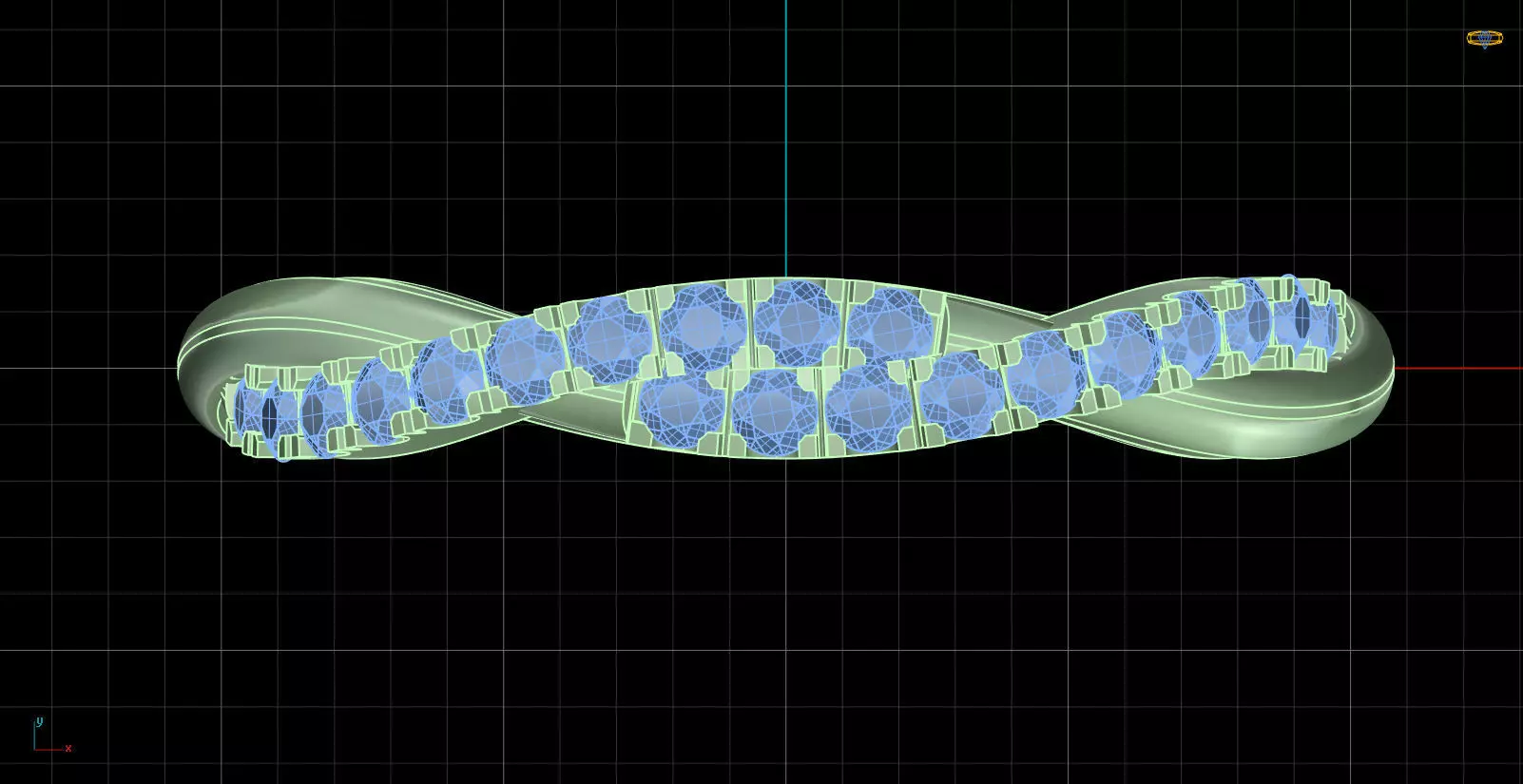 Iight Weight Engagement Ring 3D print model_0