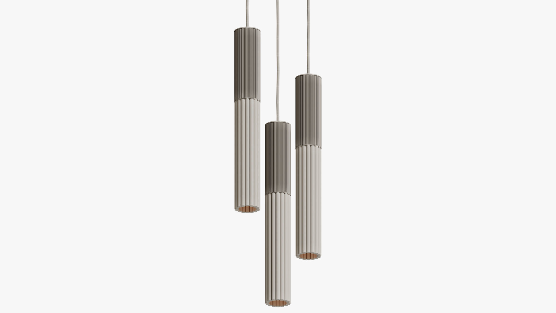 flume 50 pendant light - 3 drop grouping 3D model_5