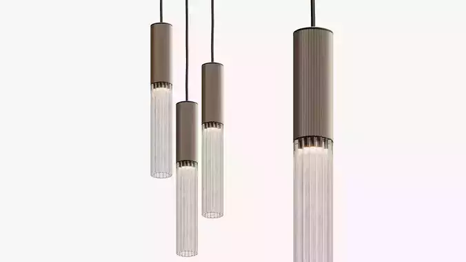 flume 50 pendant light - 3 drop grouping