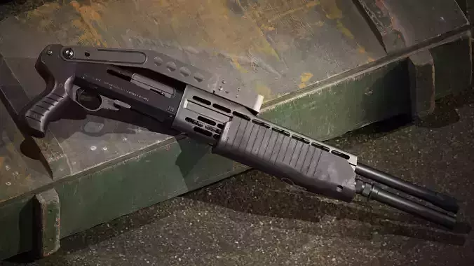 SPAS-12 Game Ready Asset