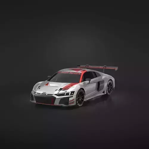 Audi R8 LMS GT3 Low-poly 3D model