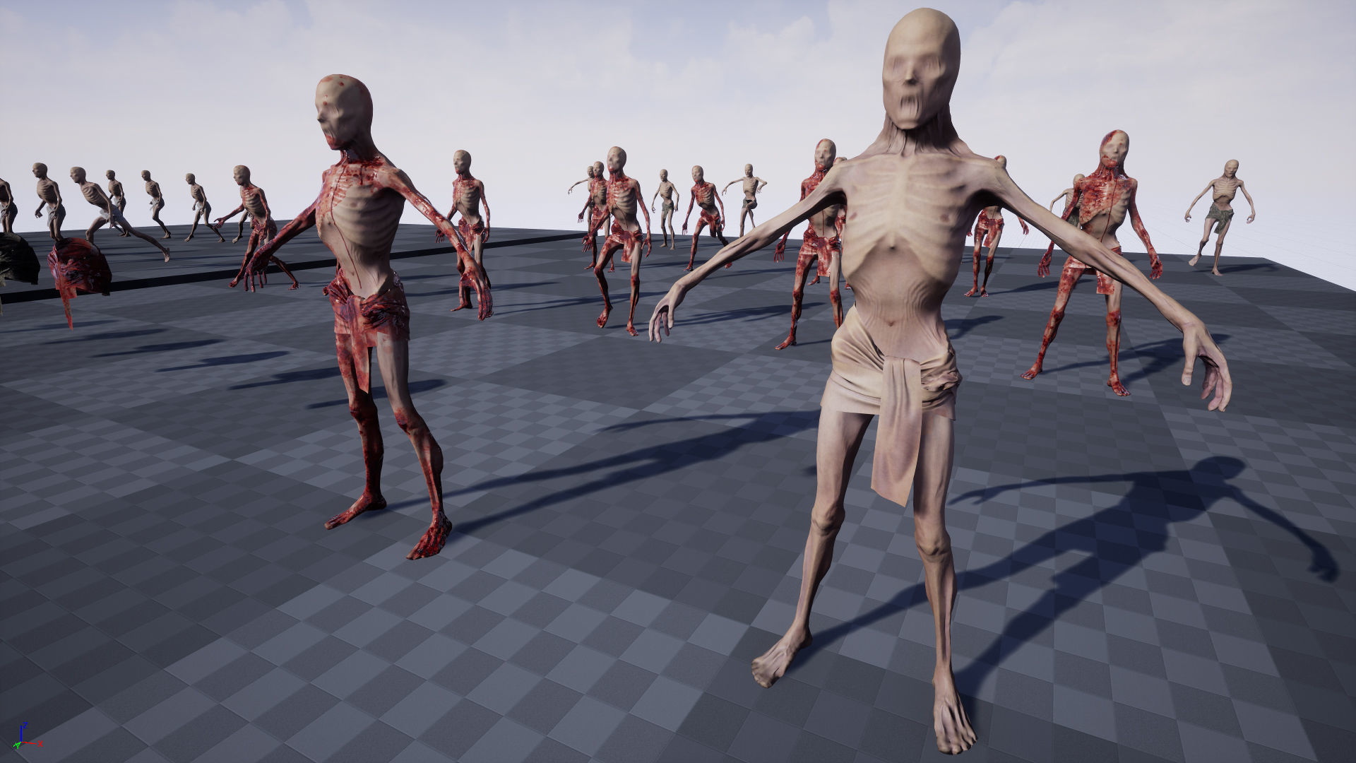 Skin Wrapped Monster 4 Low-poly 3D model_15