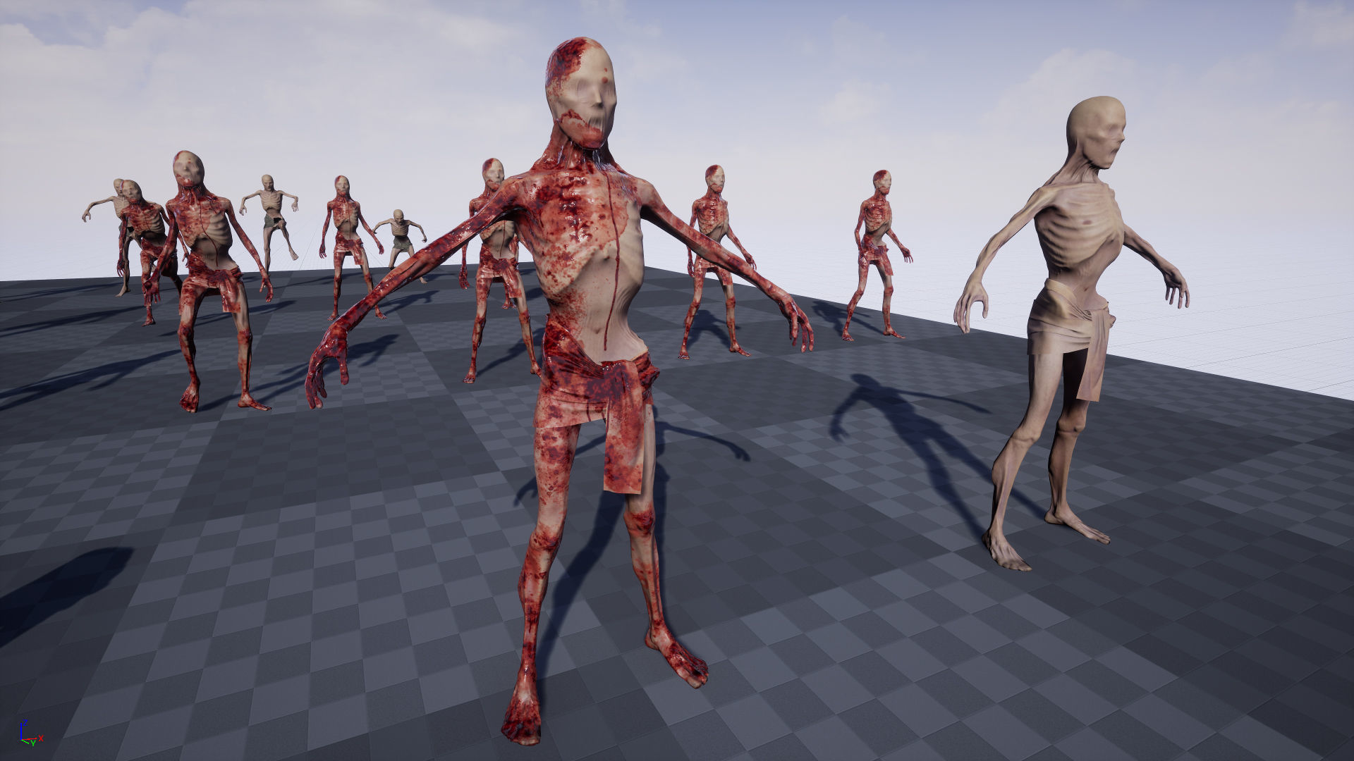 Skin Wrapped Monster 4 Low-poly 3D model_19