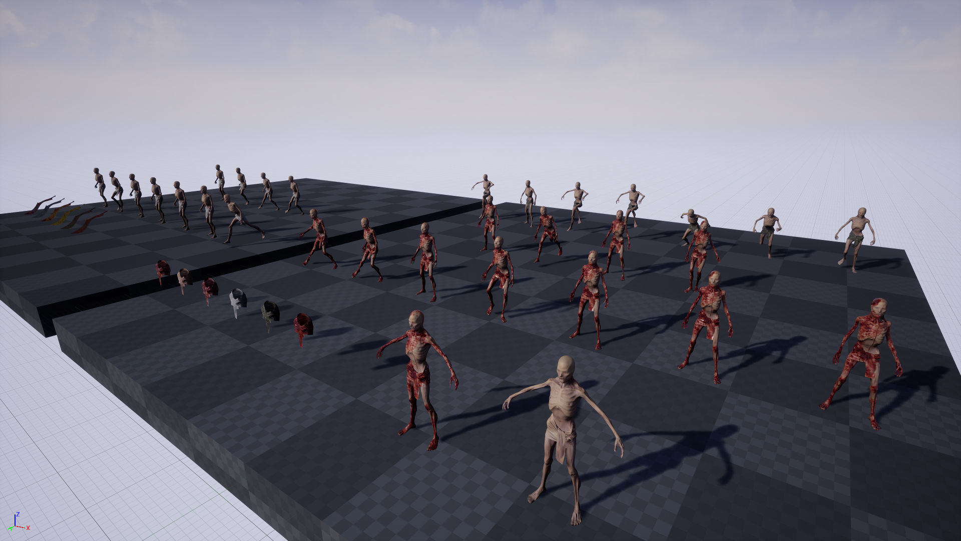 Skin Wrapped Monster 4 Low-poly 3D model_11