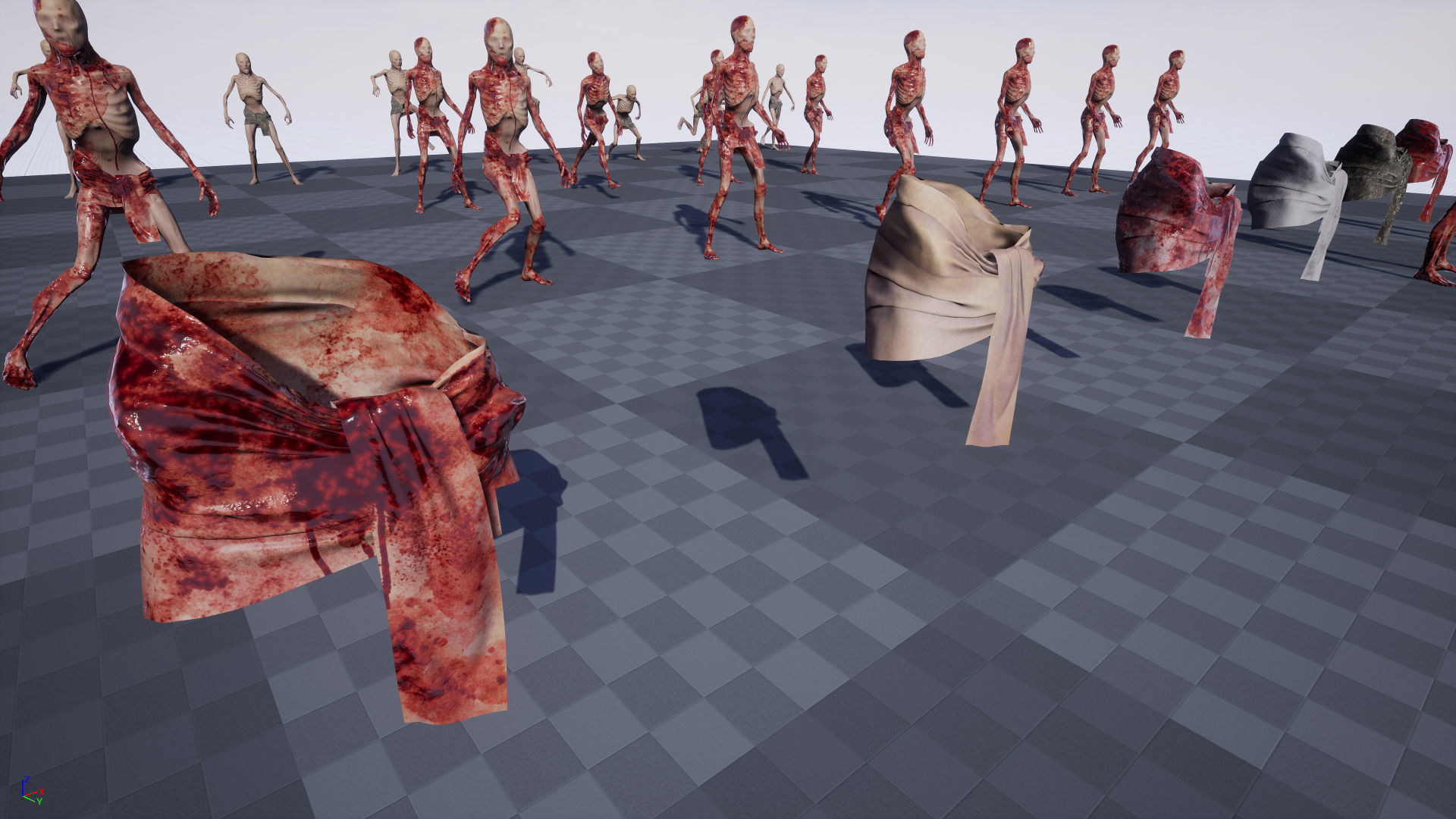 Skin Wrapped Monster 4 Low-poly 3D model_20